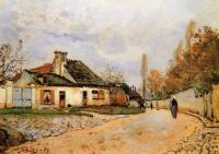 Sisley, Alfred - Neighborhood Street in Louveciennes